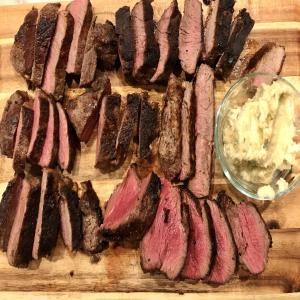 Grilled Filet Mignon with Blue Cheese Butter_image