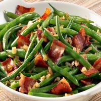 Green Bean, Bacon and Shallot Sauté_image