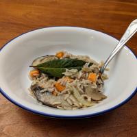 Portobello Mushroom and Rice Stew image