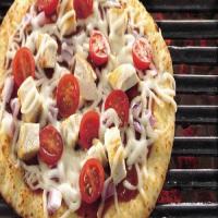 Grilled Mini Barbecue Pizza Wedges image
