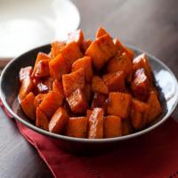 Roasted Sweet Potatoes with Honey and Cinnamon image