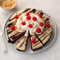 Cherry Fudge Truffle Coconut Cheesecake image