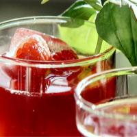 Raspberry Basil Iced Tea image