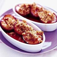 Flapjack baked plums image