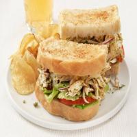 Chicken Salad Sandwiches With Walnut-Dill Pesto_image