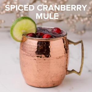 Spiced Cranberry Mule Recipe by Tasty_image