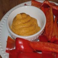 Spicy Roasted Red Pepper Hummus image