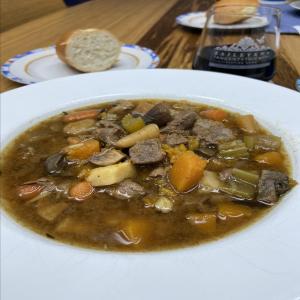 Slow Cooker Lamb Stew with Butternut Squash and Marsala Wine image