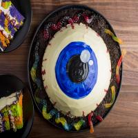 Marbled Eyeball Cake image