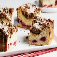 Lemon-Glazed Raspberry Coffee Cake image