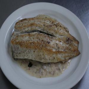 Trout With Sausage Gravy_image