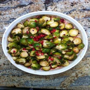 Holiday Brussels Sprouts With Cranberries image
