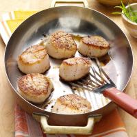 Seared Scallops with Citrus Herb Sauce_image