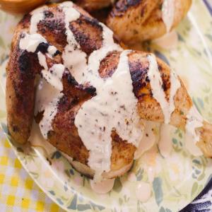 Smoky Dry-Rubbed Grilled Chicken with Alabama White Sauce_image