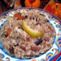 Moroccan Chicken and Barley Pilaf image