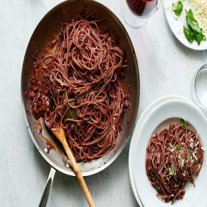 Red Wine Spaghetti With Pancetta Recipe_image