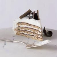 Meringue, Chocolate, and Kirsch Cream Layer Cake image