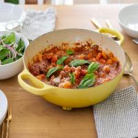 One-Pan Chicken and Gnocchi in Tomato-Basil Sauce image