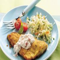 Fish Fillets with Herbed Tartar Sauce_image