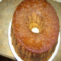 LEMON GLAZED SOUR CREAM POPPY SEED POUND CAKE image