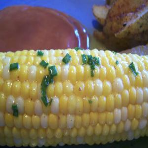 Microwave Corn With Honey Mustard Butter image