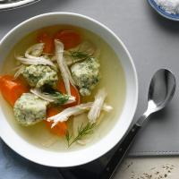 Spring Chicken Soup with Matzo Balls image