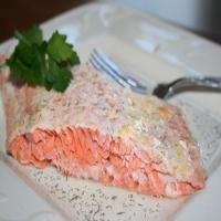 Parmesan Baked Salmon image