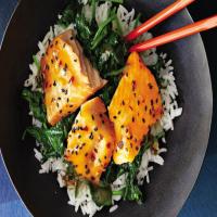 Asian Salmon Bowl with Lime Drizzle_image