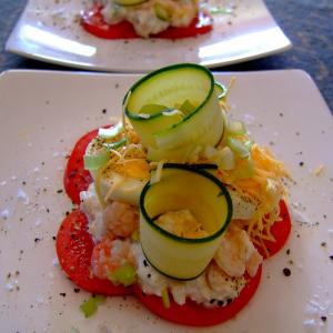 Salad Stack With Shrimps image