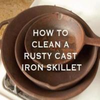 How to Clean a Rusty Cast Iron Skillet_image