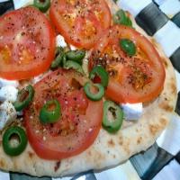 Feta Cheese Tahini Pizza_image