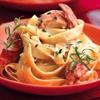 Lobster Pasta with Herbed Cream Sauce image