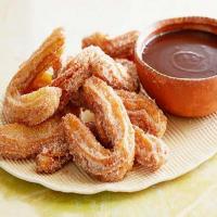 Cinnamon Churros with Mexican Chocolate Dipping Sauce image