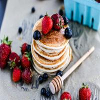 Oatmeal Cottage Cheese Pancakes image