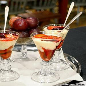 Tapioca Pudding with Glazed Plums_image