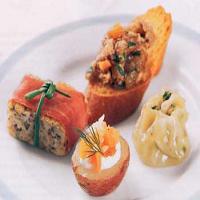 Potatoes Topped with Smoked Salmon and Fennel image
