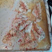 Baked Sole With Bacon Topping_image