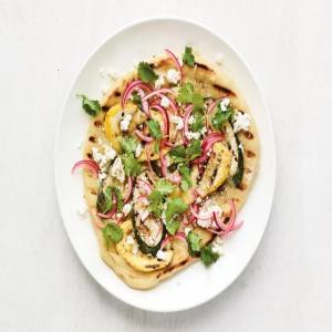 Grilled Flatbread with Summer Squash_image