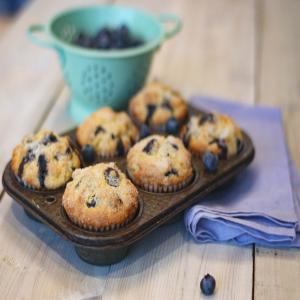 Blueberry-Corn Muffins image