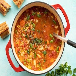 Vegetable Barley Soup Recipe - Vegan - Budget Bytes_image