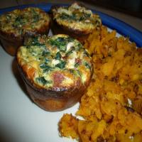 Claudia's Low Fat Spinach & Bacon Quiche Muffins image