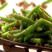 Green Bean with Grainy Mustard and Pecans_image