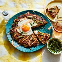 Veggie-Packed Okonomiyaki (Japanese Pancake)_image