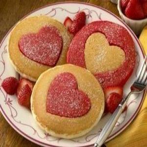 heart shaped pancakes_image