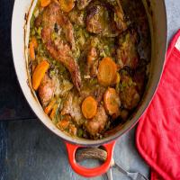 Mustardy Braised Rabbit With Carrots_image