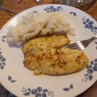 Butter-Baked Tilapia and Coconut Rice_image