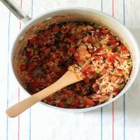 Red Rice with Sausage and Peppers image