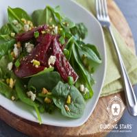 Warm Beet Salad with Pistachios and Gorgonzola_image