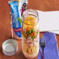 Turkey-Ranch Pasta Salad in a Jar image
