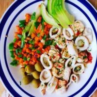 Shrimp and Calamari in Garlic Sauce_image